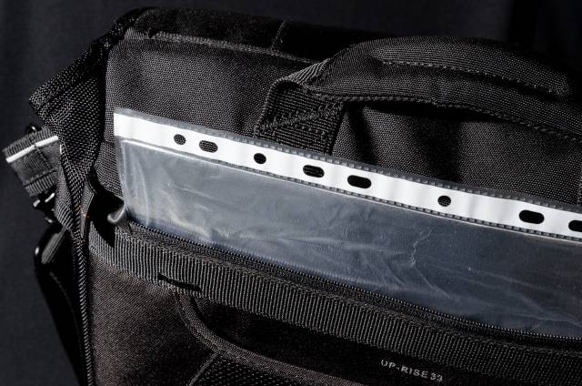 Reflector fitting into the photo bag