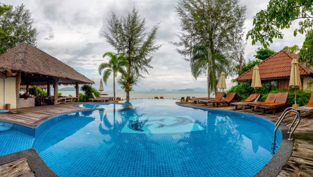 Hotel pool on Ko Yao Yai island